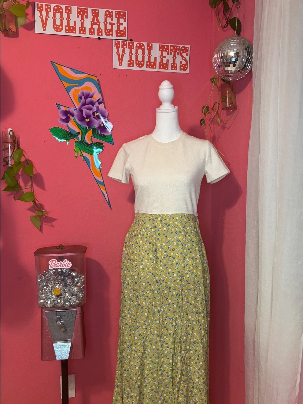 90’s Vintage Floral Dress- size Medium